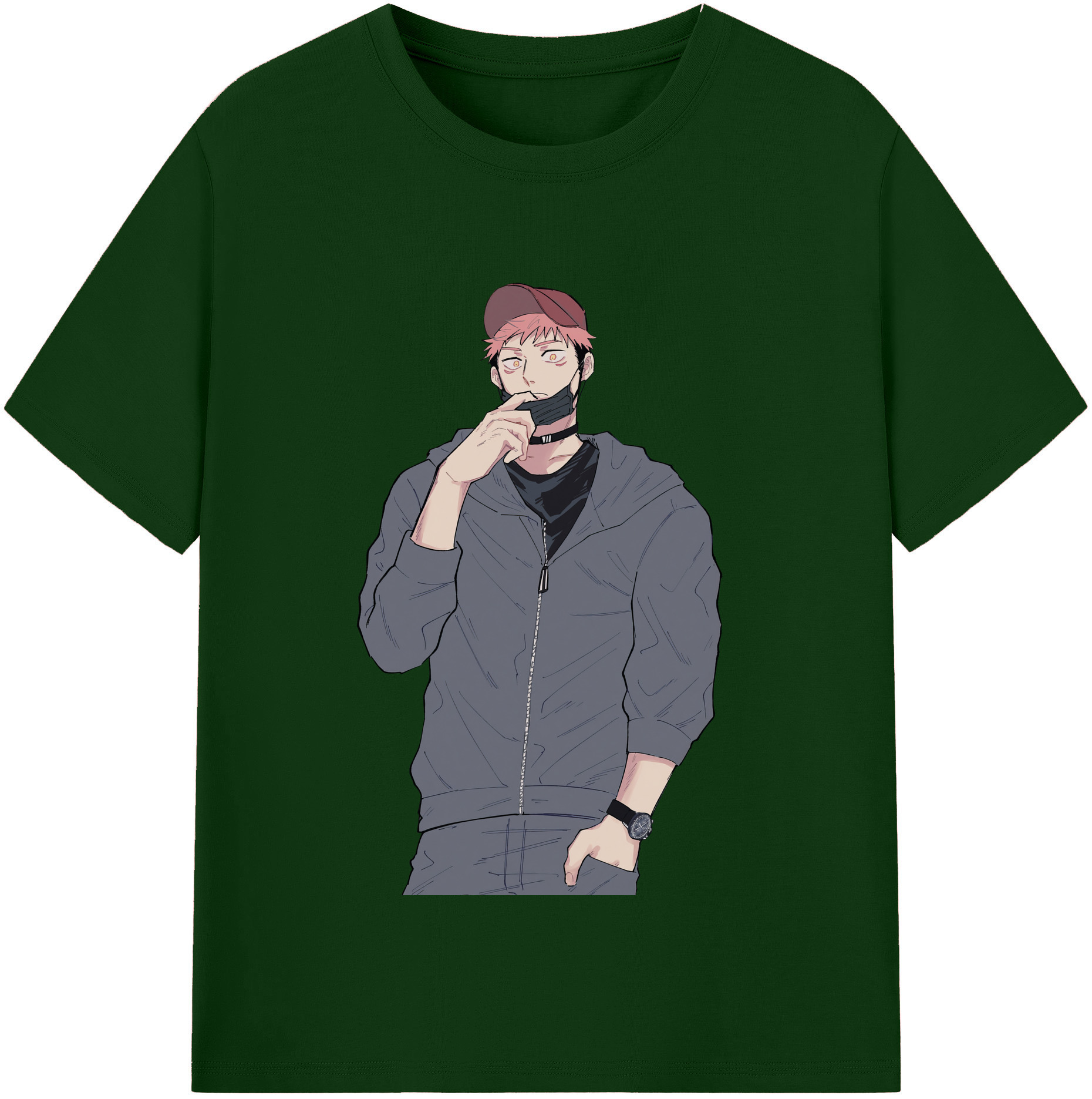 （画像用） 呪術廻戦 Jujutsu Kaisen 綿100％半袖Tシャツ（フロントプリント）